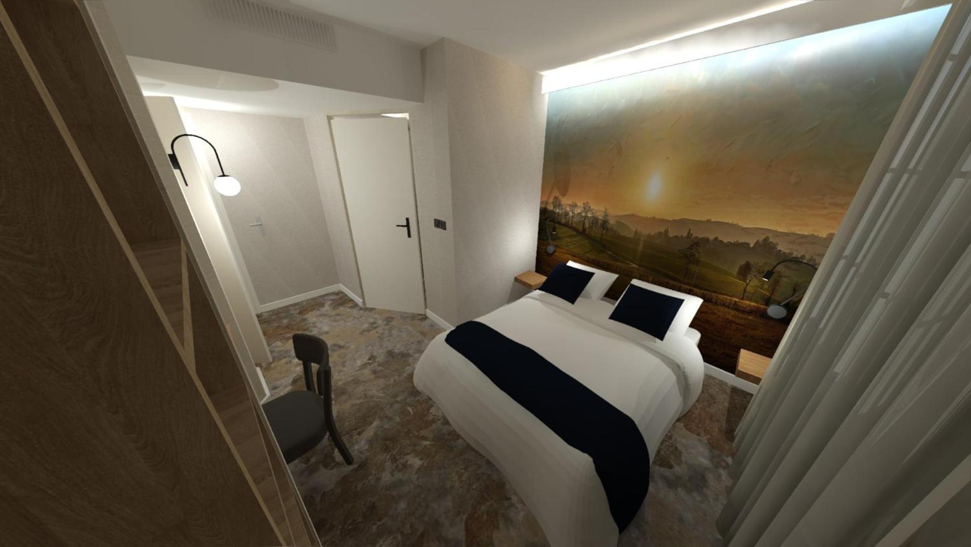 Hotel Restaurant Le Relays Du Chasteau - Logis Hotel Brousse-le-Chateau ภายนอก รูปภาพ